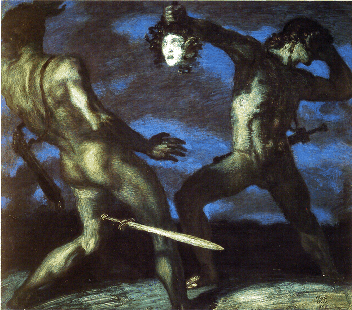 Medusa, Franz von Stuck, 1908.